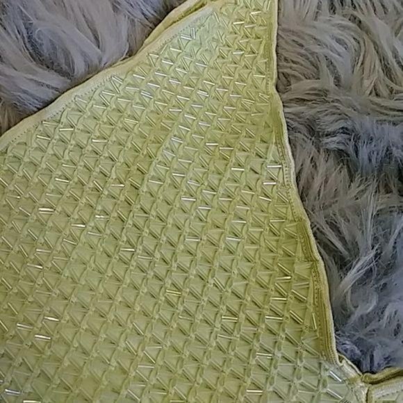 Cache Tank Top Light Green Beaded Medium - Picture 3 of 3